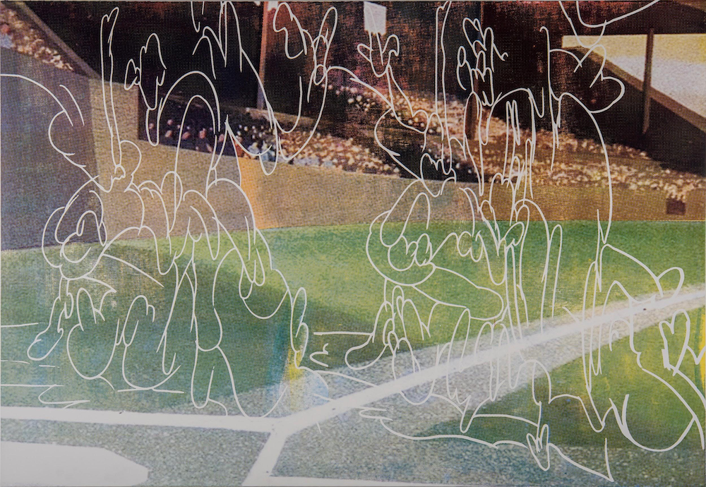 勝木有香Yuka Katsuki_WHOOSH!(Game) 5 _2024_絹印  木板Silkscreen on Panel_89.4 × 130.3 cm.png