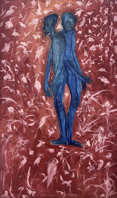 于彭 Yu Peng_雙生 Twins_2011_油彩  畫布 Oil on Canvas_162 × 97 cm.jpg