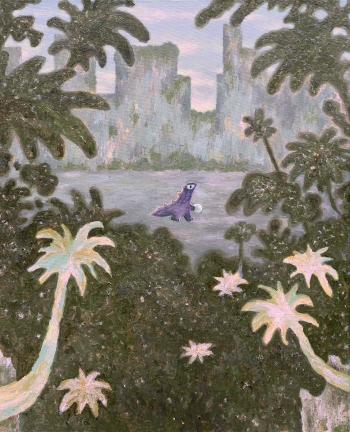 徐至宏 Hsu Hom_故事的尾聲 The End of the Story_2025_壓克力彩  畫布Acrylic on Canvas_80 × 65 × 5 cm.jpg
